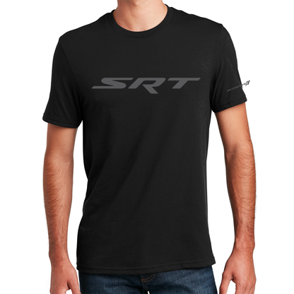 Mens T-Shirt Dodge SRT Blackout