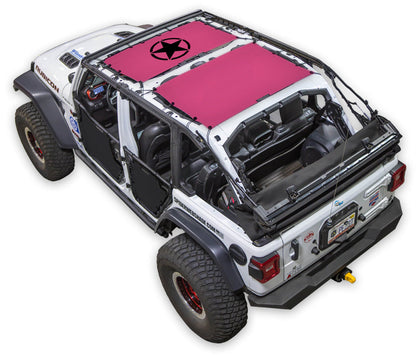 Jeep Wrangler JLU 4-Door Sun Shade Stock Printed Shade Top (2018–2026)