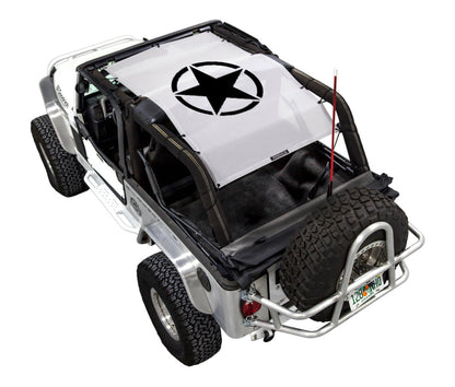 Jeep Wrangler LJ Sun Shade Stock Printed Shade Top (2004–2006)