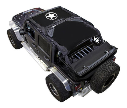 Jeep Wrangler JKU 4-Door Sun Shade Stock Printed Shade Top (2007–2017)