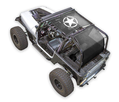 Jeep Wrangler YJ Sun Shade Stock Printed Shade Top (1987–1996)