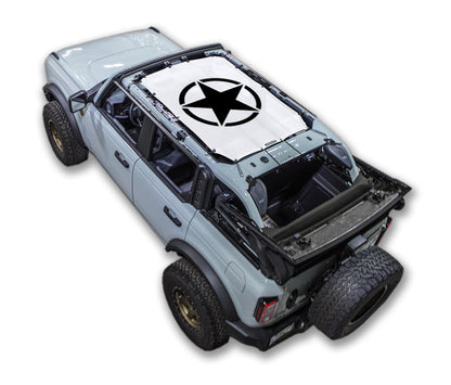 Ford Bronco Sun Shade Stock Printed Shade Top (2021–2026)