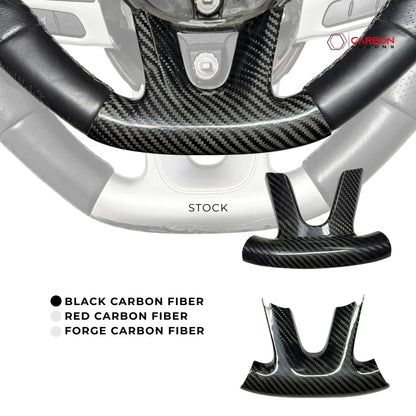 Dodge SRT Charger Challenger Durango 2015+ Carbon Fiber Bottom Lower Steering Wheel Trim Cover