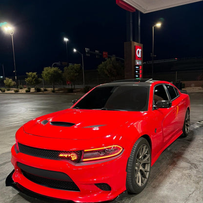 SRT Hellcat LED Emblem Badge: (Multicolor)