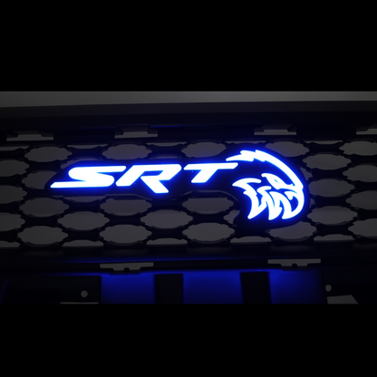 SRT Trackhawk Hellhawk LED Emblem: (Multicolor Flow)