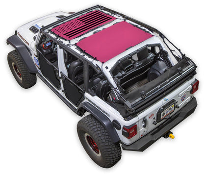 Jeep Wrangler JLU 4-Door Sun Shade Stock Printed Shade Top (2018–2026)