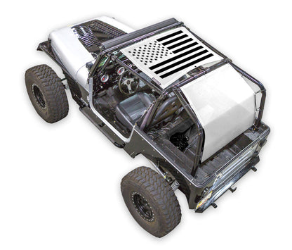 Jeep Wrangler YJ Sun Shade Stock Printed Shade Top (1987–1996)