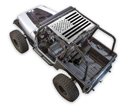 Jeep Wrangler YJ Sun Shade Stock Printed Shade Top (1987–1996)