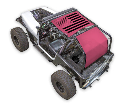 Jeep Wrangler YJ Sun Shade Stock Printed Shade Top (1987–1996)
