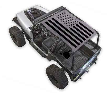 Jeep Wrangler YJ Sun Shade Stock Printed Shade Top (1987–1996)