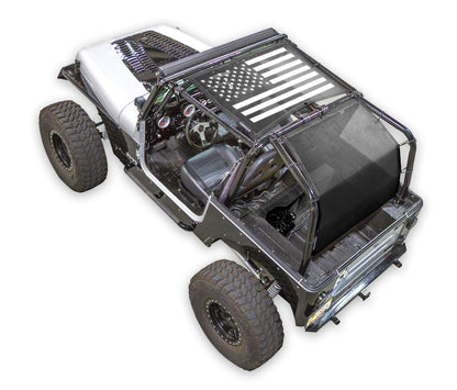 Jeep Wrangler YJ Sun Shade Stock Printed Shade Top (1987–1996)