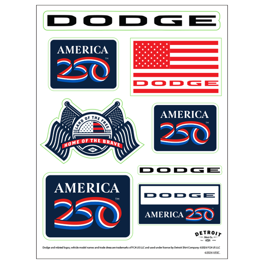 Sticker Sheet - A250 Dodge
