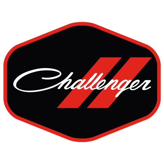 Sticker - Dodge Challenger Vintage Script Hex