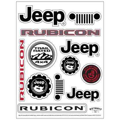 Sticker - Jeep® Rubicon - Sheet