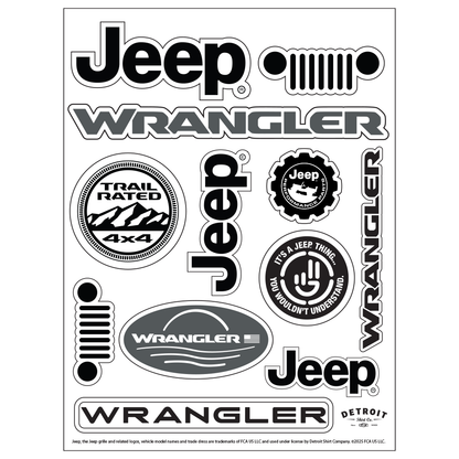 Sticker - Jeep® Wrangler - Sheet