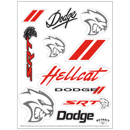 Sticker - Dodge Hellcat - Sheet