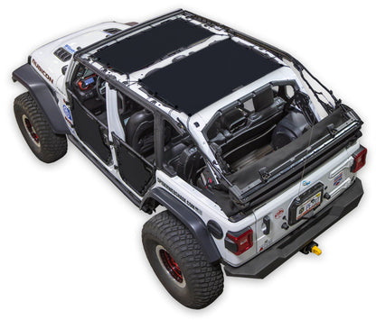 Jeep Wrangler JLU 4-Door Sun Shade Solid Color Shade Top (2018–2026)
