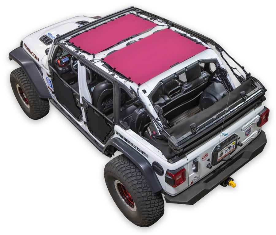 Jeep Wrangler JLU 4-Door Sun Shade Solid Color Shade Top (2018–2026)