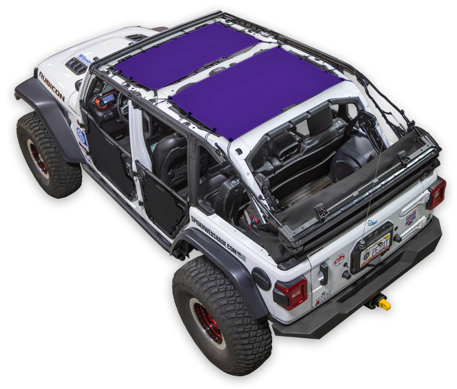 Jeep Wrangler JLU 4-Door Sun Shade Solid Color Shade Top (2018–2026)