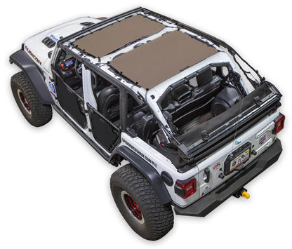 Jeep Wrangler JLU 4-Door Sun Shade Solid Color Shade Top (2018–2026)