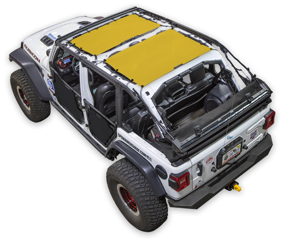Jeep Wrangler JLU 4-Door Sun Shade Solid Color Shade Top (2018–2026)
