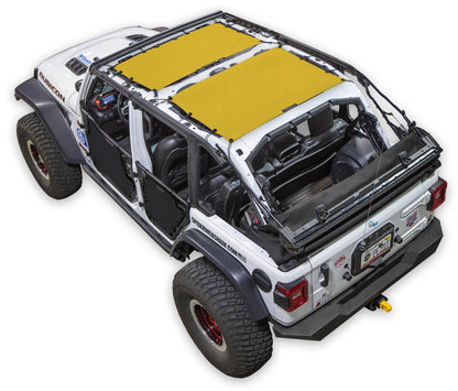Jeep Wrangler JLU 4-Door Sun Shade Solid Color Shade Top (2018–2026)