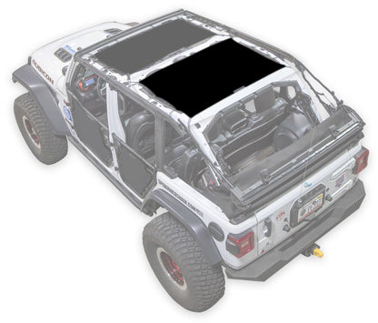 Jeep Wrangler JLU 4-Door Sun Shade Solid Color Shade Top (2018–2026)