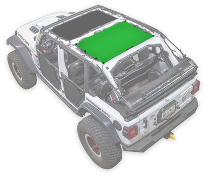 Jeep Wrangler JLU 4-Door Sun Shade Solid Color Shade Top (2018–2026)