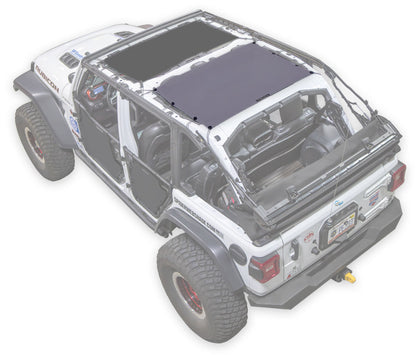 Jeep Wrangler JLU 4-Door Sun Shade Solid Color Shade Top (2018–2026)