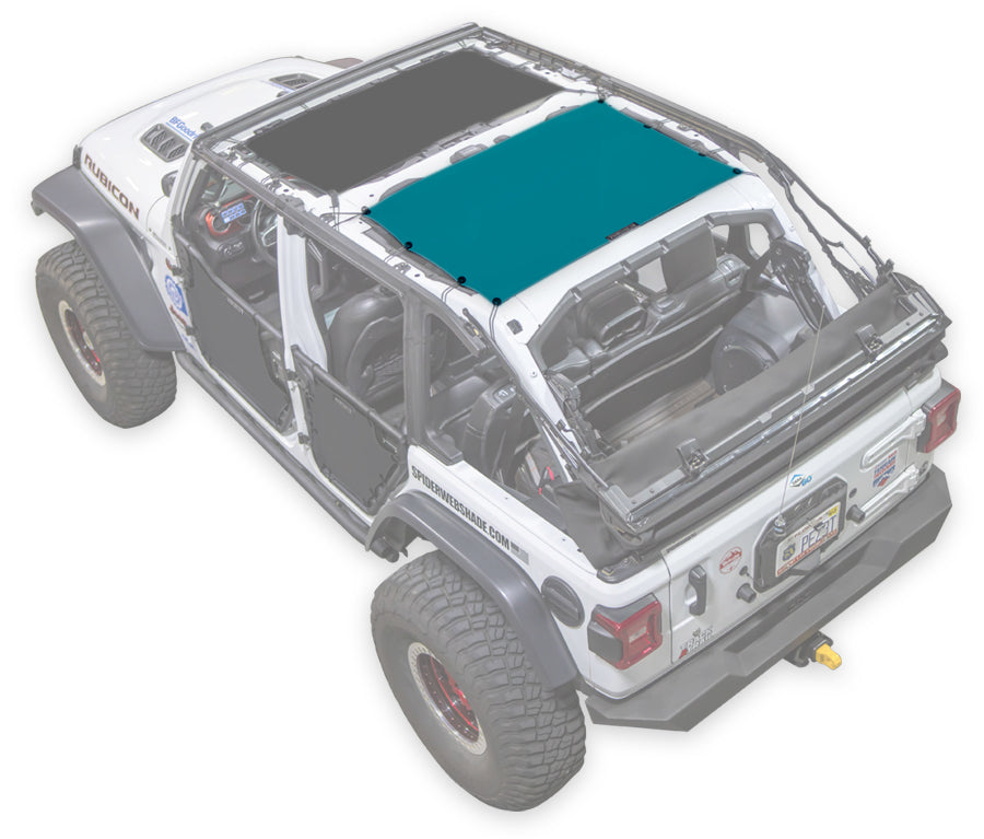 Jeep Wrangler JLU 4-Door Sun Shade Solid Color Shade Top (2018–2026)