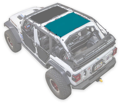 Jeep Wrangler JLU 4-Door Sun Shade Solid Color Shade Top (2018–2026)