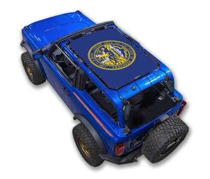 Ford Bronco Sun Shade Stock Printed Shade Top (2021–2026)