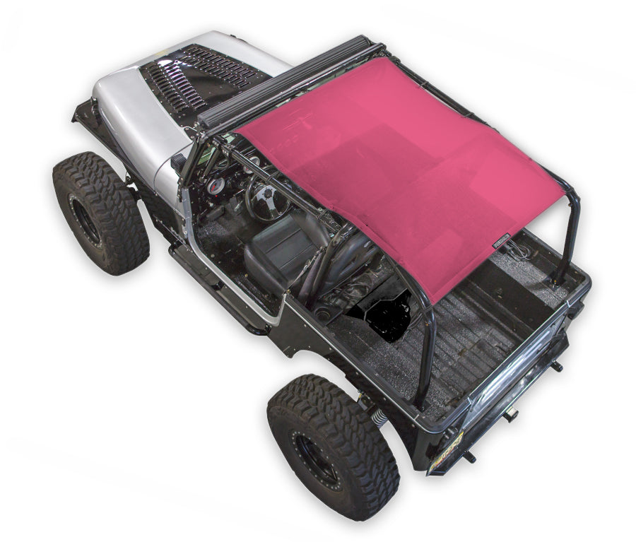 Jeep Wrangler YJ Sun Shade Solid Color Shade Top (1987–1996)