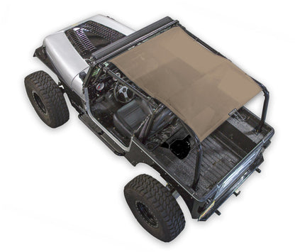 Jeep Wrangler YJ Sun Shade Solid Color Shade Top (1987–1996)
