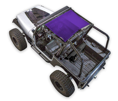 Jeep Wrangler YJ Sun Shade Solid Color Shade Top (1987–1996)