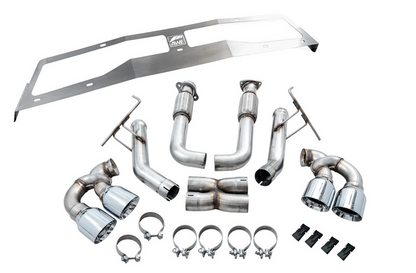 AWE Track Cat-Back Exhaust, Chrome Tips 2020-2023 Corvette