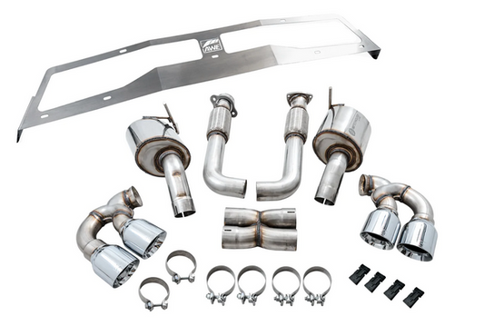 AWE Touring Edition Cat-Back Exhaust, Chrome Tips 2020-2023 Corvette