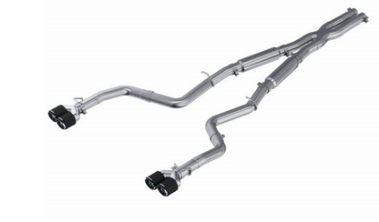 MBRP 3" Armor Pro Street Cat-Back Exhaust, Carbon Tips 2015-2016 Challenger 5.7L