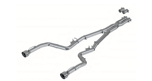 MBRP 3" Armor Lite Street Cat-Back Exhaust, Stainless Tips 2015-2023 Charger 5.7L/6.2L/392/6.4L - Speedlogix