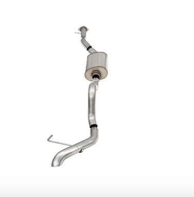 Corsa Sport Cat-Back Exhaust, Turn Down, 4-door 2021-2023 Bronco 2.3L