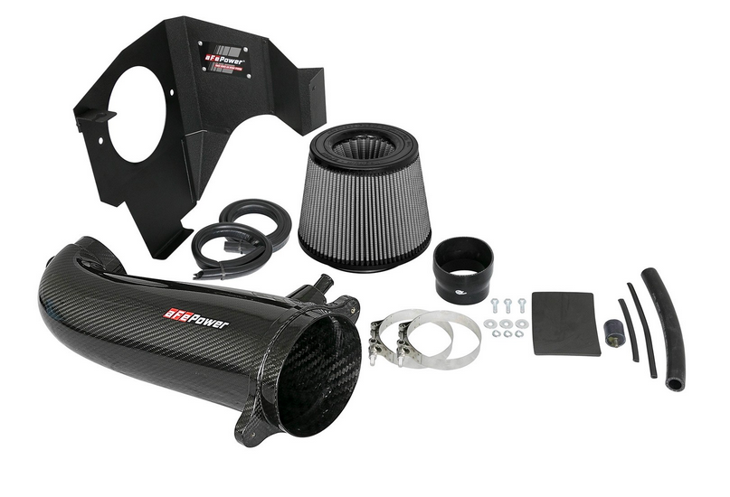 aFe Track Carbon Cold Air Intake, Pro Dry S Filter 2011-2023 Challenger/Charger 5.7L