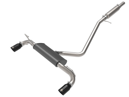 aFe Vulcan Cat-Back Exhaust, Carbon Tips 2021-2023 Bronco Sport 1.5L/2.0L