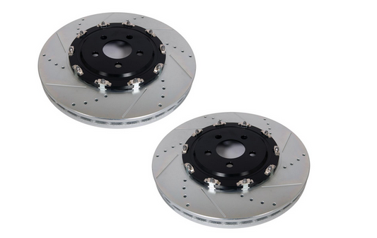 PowerStop Front Rotors, Drilled & Slotted 2015-2020 Challenger/Charger (6-Piston)
