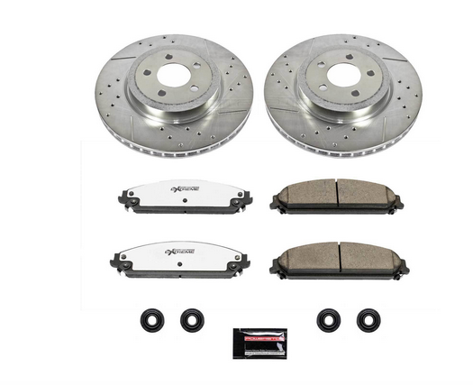 PowerStop Z26 Front & Rear Brake Pad & Rotor Kit 2005-2023 Challenger/Charger 5.7L