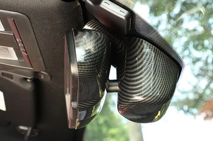 Speedlogix Carbon Print Rear View Mirror Cover 2015-2023 Challenger