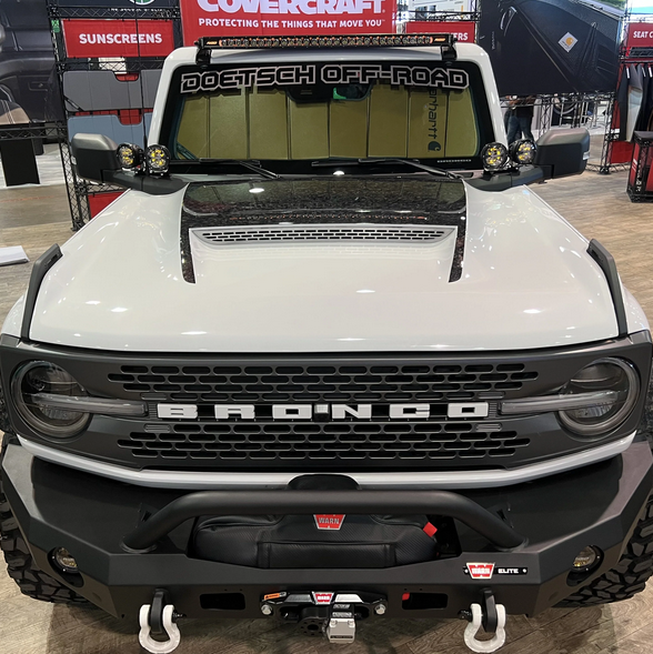 AFC Forged Carbon Ram Air Hood 2021-2024 Bronco