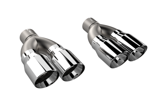 QTP Stainless Quad Exhaust Tips 2015-2023 Challenger 5.7L