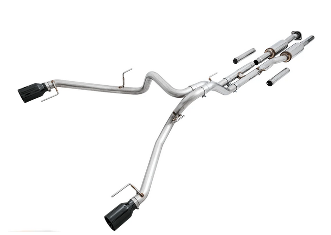 AWE 0FG Cat-Back Exhaust, Black Tips 2017-2020 Raptor