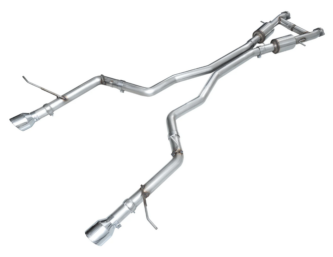 AWE Track Cat-Back Exhaust, Chrome Tips 2011-2023 Durango 5.7L