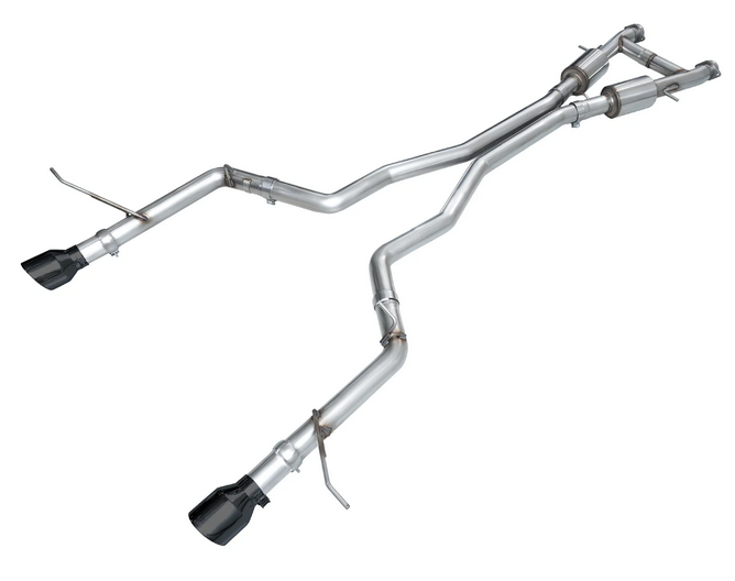 AWE Track Cat-Back Exhaust, Black Tips 2011-2023 Durango 5.7L